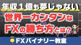 FXトレード必勝法初心者の方必見絶対知っておきたい勝つためのノウハウ【年収１億も夢じゃない！世界一カンタンなFXの勝ち方とは？】