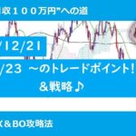 【FXスイングトレード必勝戦略12/21】FX収益月収１００万円への道