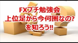 FXプチ勉強会 上位足から今何圏なの?を知ろう