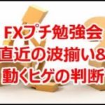 FXプチ勉強会《直近の波揃い&動くヒゲの判断》