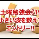 FX土曜勉強会《199》小さい波を数えてエントリー‼