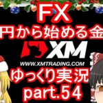 【ゆっくり実況】FX XM 1万円から始める金儲け/2019年クリスマス相場奮闘編【その54】