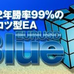 FXシステムトレード・過去2年勝率99%のコツコツ型EA『Blue』を検証