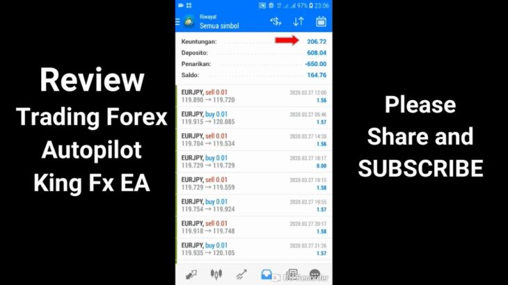 Trading Forex dengan Menggunakan Robot Autopilot KING FX EA