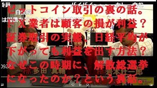 ビットコインとFX、バイナリー詐欺の実態とブローカー選び、日経平均の今後、なぜ今解散総選挙なのか？