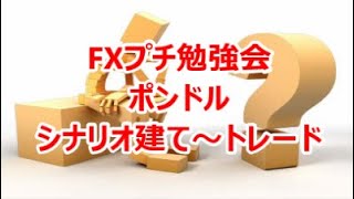 FXプチ勉強会《ポンドルのシナリオ建て～トレード》