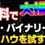 大推奨！！無料でFX・バイナリーのノウハウを試す！