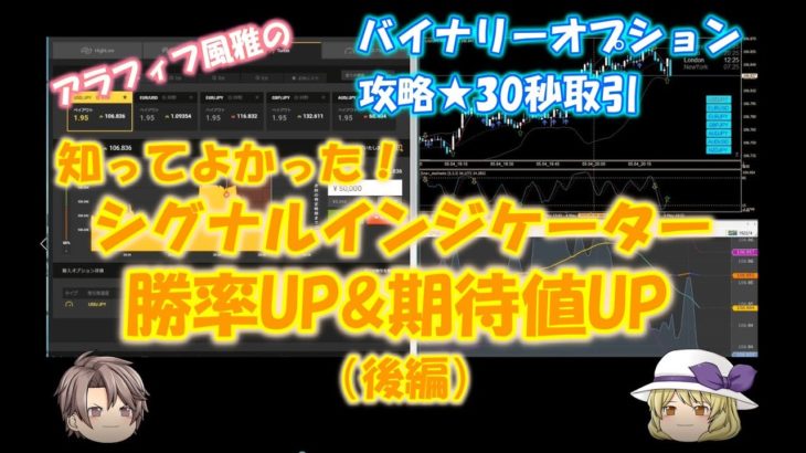 バイナリーオプション30秒取引攻略＆知ってよかった！勝率安定のシグナルインジケーター（後編）_20200506