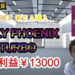 【FX自動売買】GEMFOREX 新EA導入　EARLY PHOENIX TURBO 今週利益￥13000