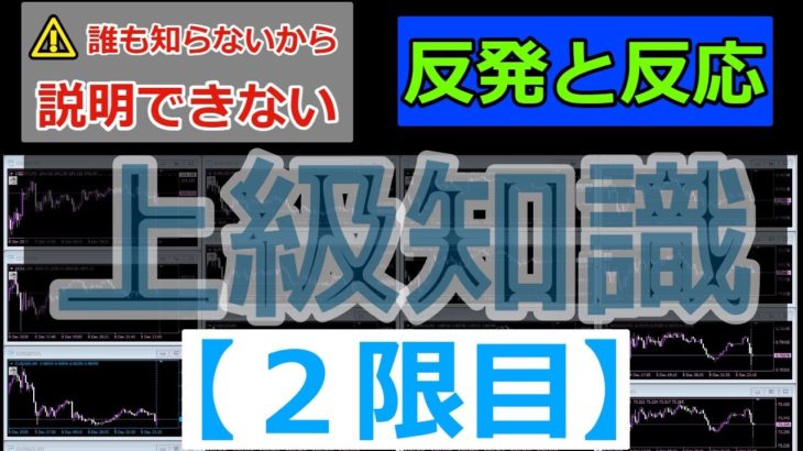 【FX】【バイナリー OP】＃115 ハイロー 反応と反発 テクニカルと心理、様々な環境で全ては変化します。