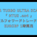 FX自動売買EA 『HTUS.ex4』　リアルフォワードトレーディング動画