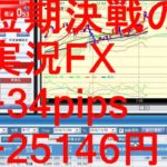 【大統領選前場編】短期決戦の実況FX+34pips20161109