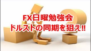 FX日曜勉強会 ドルストの同期を狙え‼