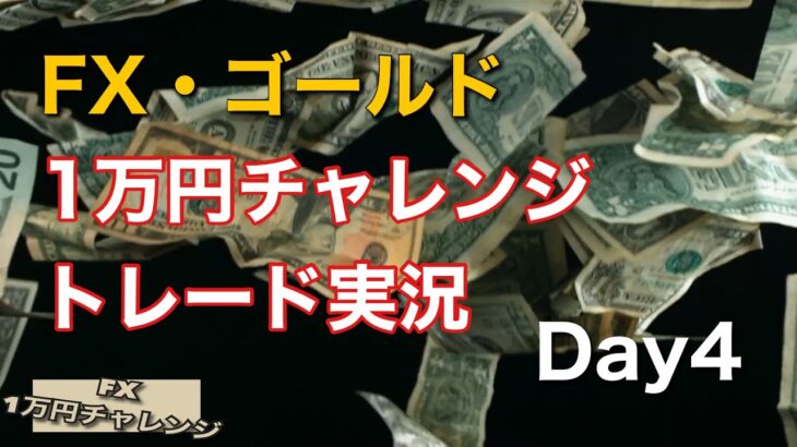 FX・CFDトレード実況 Day4 ｜庶民派トレーダーによる1万円チャレンジ