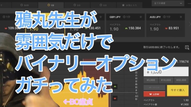 【BO・FX】FXトレーダーによる雰囲気バイナリー実況