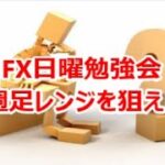 FX日曜勉強会　週足レンジを狙え‼