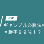 BSV①　ギャンブル理論×FXで必勝！？【仮想通貨で億り人】