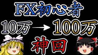 【神回】FX初心者が元手10万円から100万円稼ぐ方法