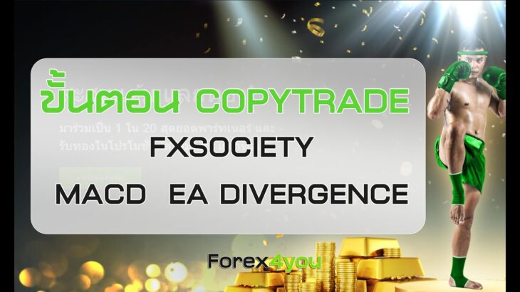 ขั้นตอนการ Copy Trade FXSOCIETY MACD EA Divergence กับ | Forex4you