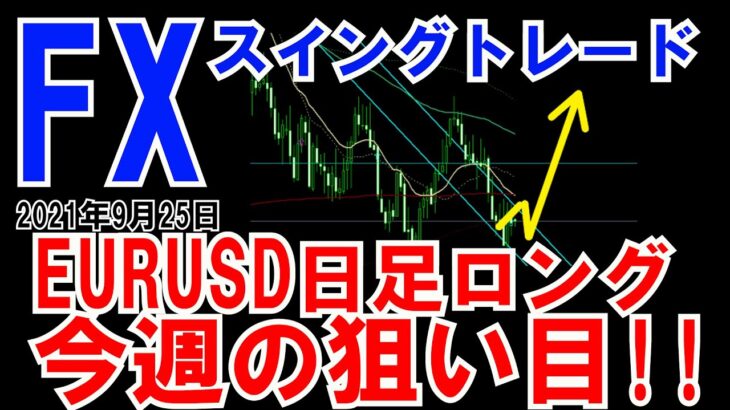 ＦＸ実況 本日の狙い目！！EURUSD日足ロングエントリー検討