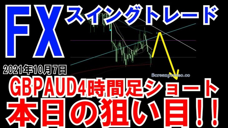 ＦＸ実況 本日の狙い目！！GBPAUDＦＸスイングトレード