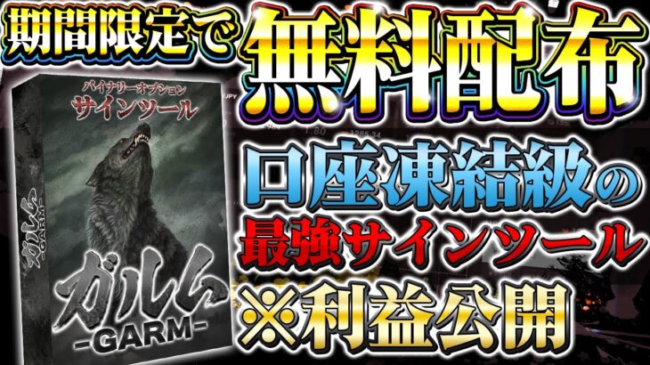 【※無料サインツール配布】口座凍結級の最強サインツール「ガルム」の1日の利益公開！【バイナリー　副業】【FX　無料】