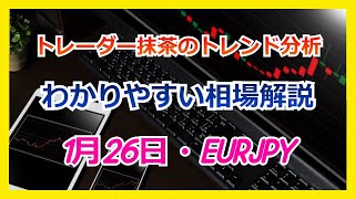 Du-R   【FX】トレンド分析　　1月26日 EURJPY