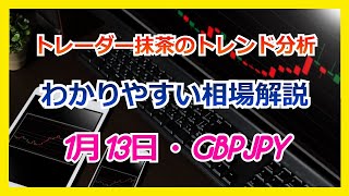 Du-R   【FX】トレンド分析　　1月13日 GBPJPY