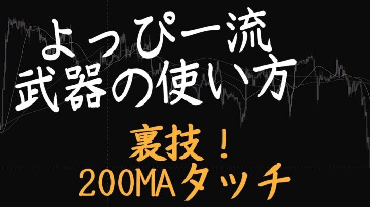 【初めてのFX】200MAタッチ！【裏技！】