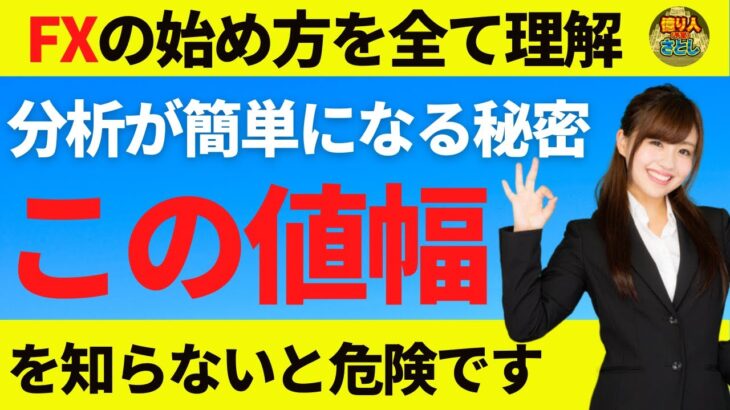 【FX初心者講座】分析が簡単になる秘密！この値幅に気付けないと危険【投資家プロジェクト億り人さとし】