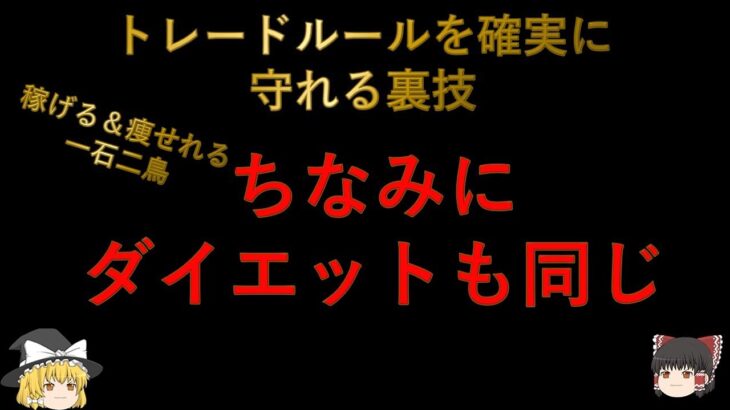 【FX稼ぐ裏技】トレードルールを確実に守れる方法