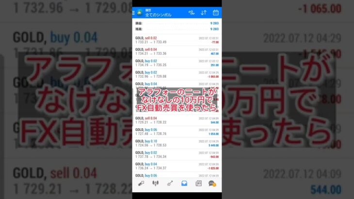 【EA無料提供中‼️】コメントをチェック‼️/無料EA検証/FX/ドル円/GOLD/先出し/BTC/ポンド/バイナリー/ダウ/日経/スキャル