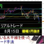 【FX/ユーロ円】8月15日　リアルトレード　３【ボイスロイド実況】