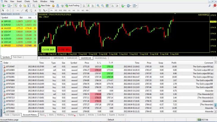 The ALEXANDER EA 🔥live trading🔥 Forex Expert Adviser