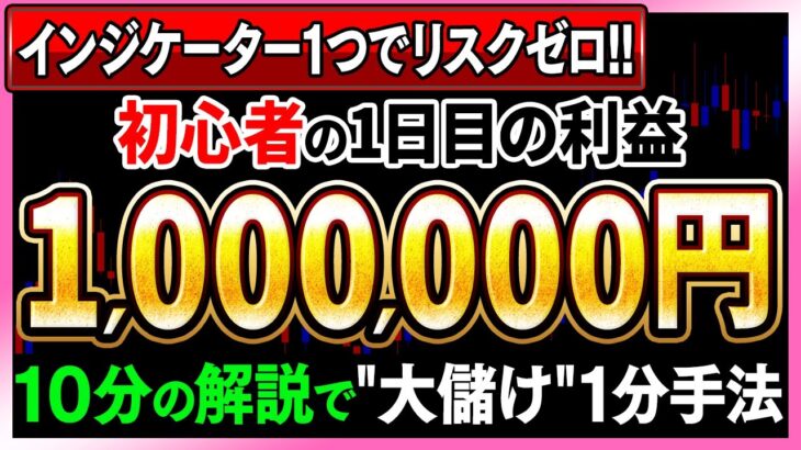 【リスクゼロ】これが出来たら2度と負けない！初日で100万円稼ぎ出した1分足手法！バイナリー業界に革命を起こす！【バイナリーオプション】【投資】【副業】【FX】【ハイローオーストラリア】