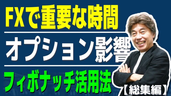 【総集編】FXで1日の重要な時間帯｜フィボナッチの活用法｜オプションが為替相場に与える影響とトレード方法