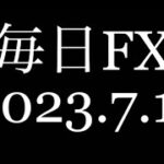 【毎日FX】トレード実況！〜USDCADロング2日目〜2023.7.11【FX】【デイトレ】