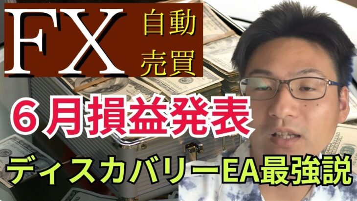 【FX自動売買】6月はディスカバリーEAで○○万円稼いだ！