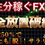 【 FX 自動売買 】一生分稼ぐ自動FX EA！完全放置で破綻0 ！年利250％で「脱」サラリーマン！　8/8結果実況あり！