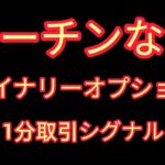 【マーチンなし】バイナリーオプション1分取引シグナル