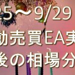 【FX】9/25~9/29 FX自動売買EA実績・今後の相場分析