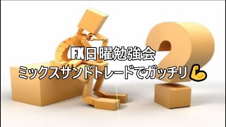 FX日曜勉強会ミックスサンドトレードでガッチリ💪