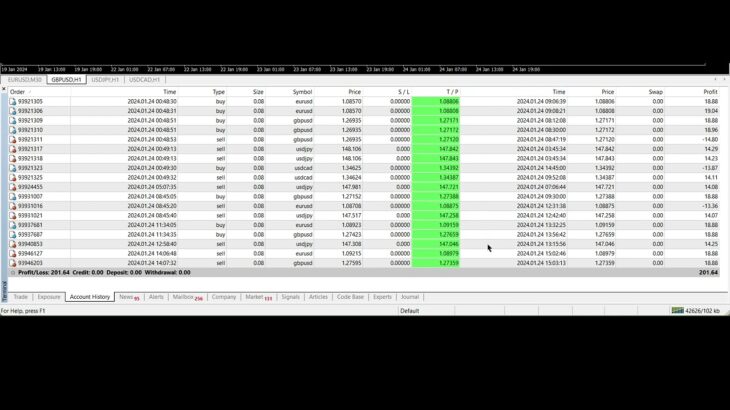 EA trading 1/24/2024 Expert Advisor ROBOT Auto Trading Software Forex ea fx bot