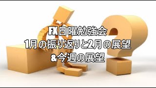 FX日曜勉強会　1月の振り返りと2月の展望&今週の展望