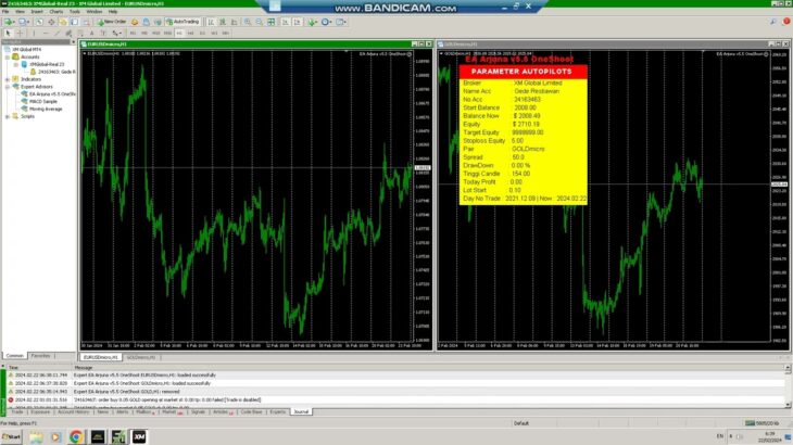 Instalasi EA Arjuna v5.5 Pair Forex dan Gold Broker XM Februari 2024