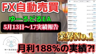 【FX自動売買】話題沸騰中のゆーろどるEA！ゴールドが不安定の中で安定の利益！