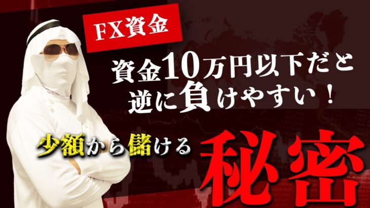 FX資金10万円以下だと逆に負けやすい！小額から儲ける秘密