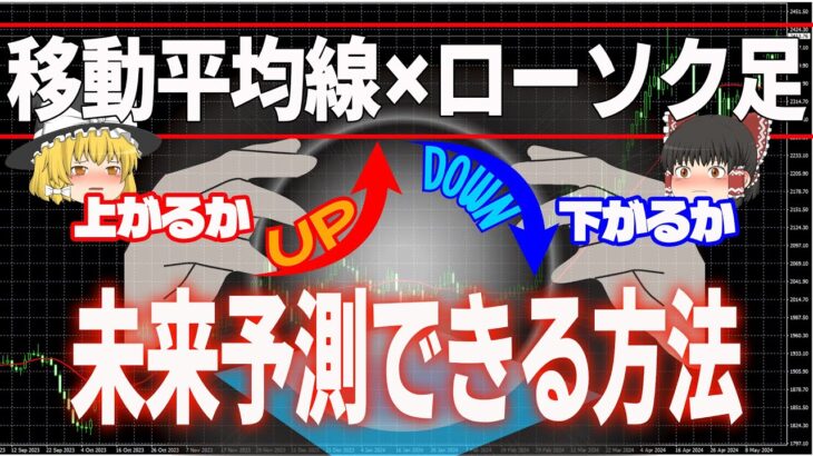 【最新手法】移動平均線とローソク足で未来予測！ガンガン稼げるよ