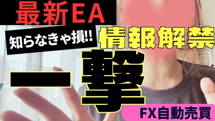 【FX自動売買】✨当たってしまいました✨名前からも強そうハイリターンのシステムその名も【一撃‼️】