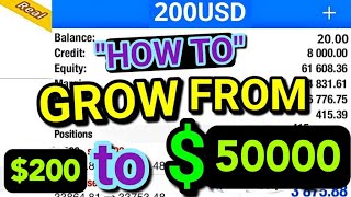 Grow Small Account From 200$ To 50000$ With ForexMado Ea #forexea #madoea #forexmado